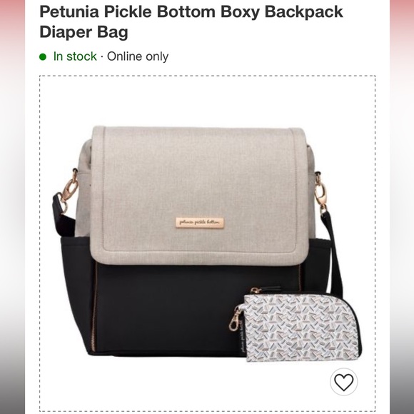 Brand new!!!’ Petunia pickle bottom box backpack diaper bag - Picture 1 of 6